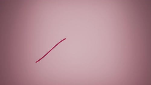 Rosafarbenes Band zur Sensibilisierung für Brustkrebs auf einem zartrosa Hintergrund