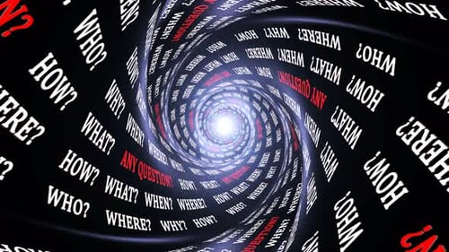 Any Question and Five Ws Words on the Tunnel Wall, Loopable