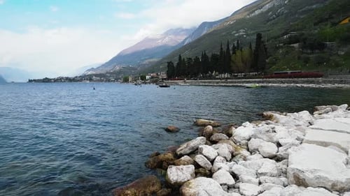 The Natural Beauty of Lake Garda is on Full Display in This Captivating Aerial View The Italian Lake