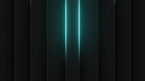 4k Blue Neon Light Pattern Loop
