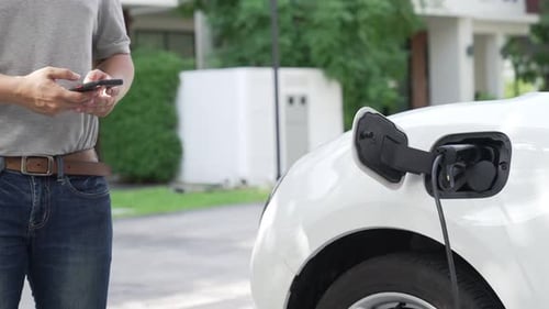 Progressive Idea of Charging Electric Vehicle Via Cable From Charging Station
