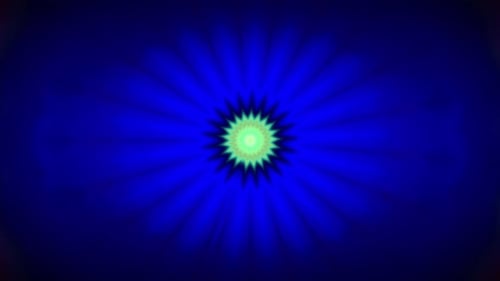 Trippy Kaleidoscope Visual With Flowing Color Transitions