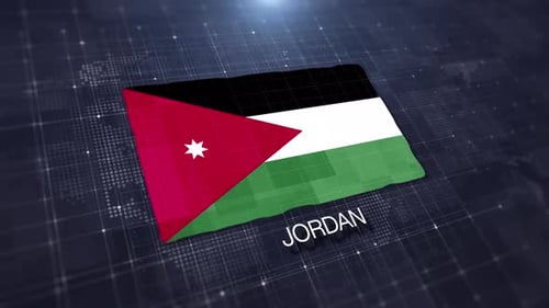 Jordan Flag Displaying