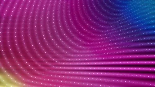 Abstract Glowing Particle Wave Background Animation