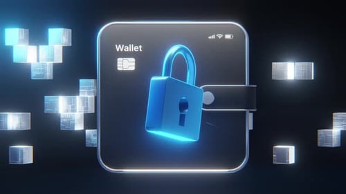Mobile Wallet Security Lock: Digitaler Zahlungsschutz mit Blockchain-Netzwerk