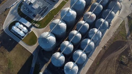 Elevator Grain Elevator Granary Large Metal Structure Grain Elevator Storage