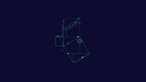 Looped Animation of Thin Line Rectangles HUD Element