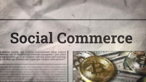Social Commerce Newspaper Headline Reveal