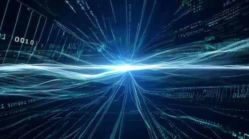 Flying into the abstract space of a binary code and connections background