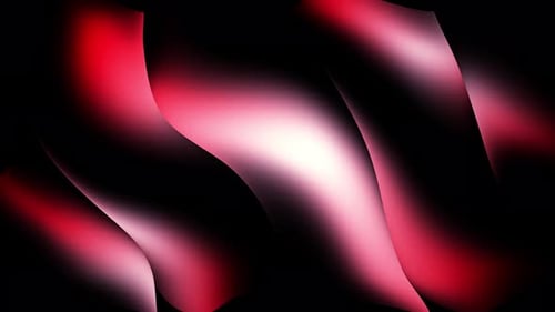 Abstract Fluid Red and Black Glowing Wavy Background Loop