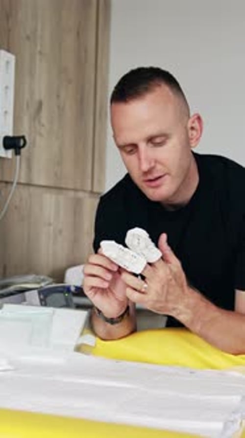 Professional pregnancy ward. Modern hospital equipment for healthcare. Vertical video