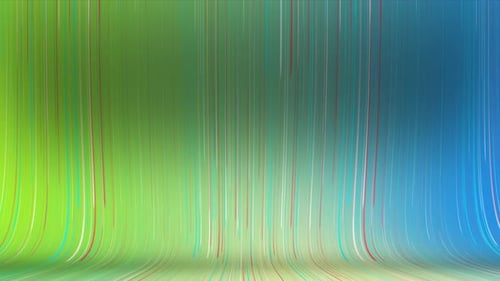 Abstract Moving Colored Light Animation Yellow and Blue Colors Light Flares Background or Overlay