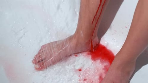 A Girl with Menstruation