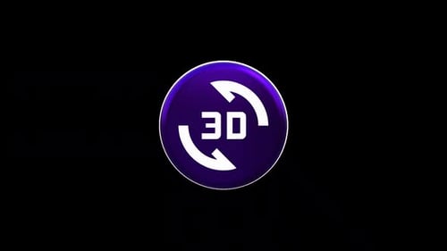 3D Rotation Icon