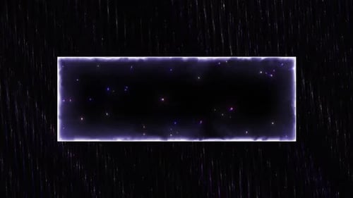 Abstract Glowing Particle Frame Reveal