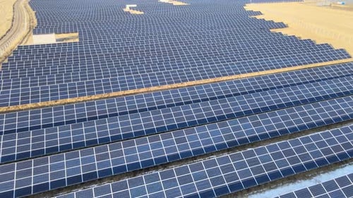 solar panels fields