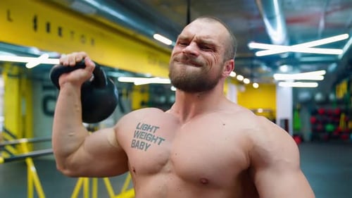 Sweaty Face Sports Kettlebell Lifting