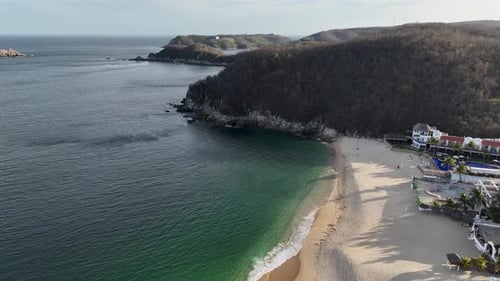 Perfect place to relax and enjoy beauty of nature: Chahue Beach, Huatulco, Oaxaca