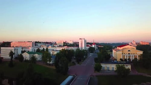 Summer Sunrise In The City Of Vitebsk 017