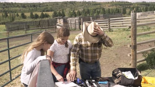 Ranch Family Cattle Vaccination Prep