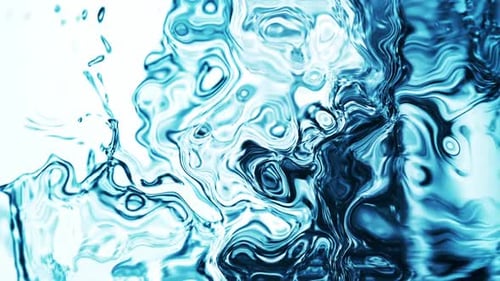 Gradient Abstract Background Wave Blue Animation Loop