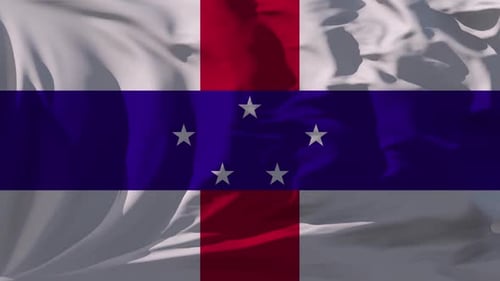 Rundtour mit Flagge der Niederländischen Antillen