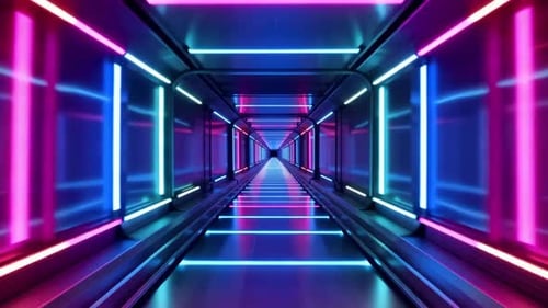 Cinematic Futuristic Gateway Animation