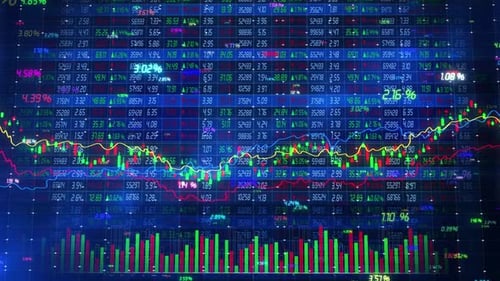 Background Of Financial Market Stock Price Data Chart Trend