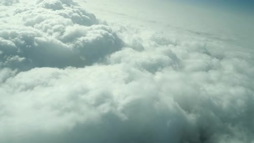 Going Up over ,climbing over the clouds as the altitude gains a totally different perspective