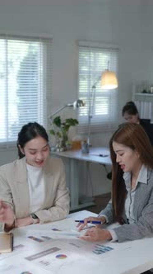 Group of teamwork businessman working and brainstorming in office