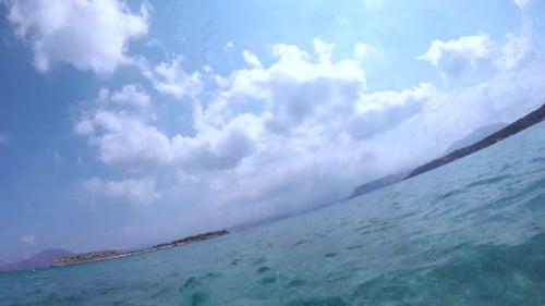 Crystal Clear Ocean Water With Visible Sea Floor
