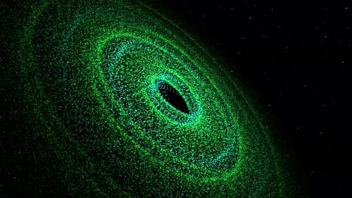 Cluster of stars. Starfield. Nebula.