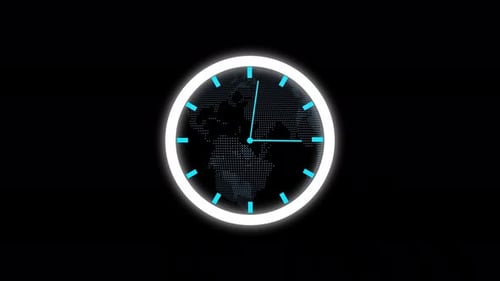 Uhr auf der Erde. Vd 296