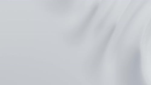 Smooth White Fluid Waves Background Loop