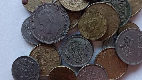 Old Spanish Coins in Rotation