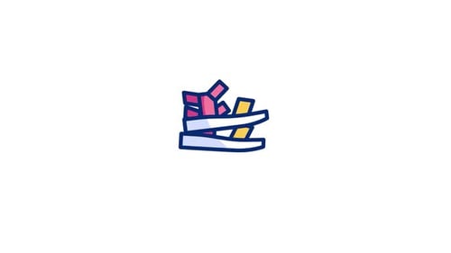 Animated Minimalist Sandal Icon
