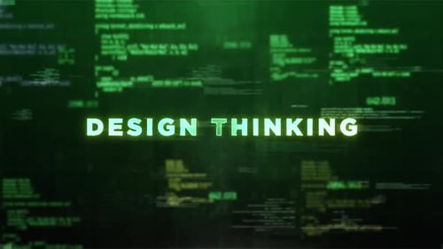 Digital Code and Glowing Text Title Reveal for Technology Concepts