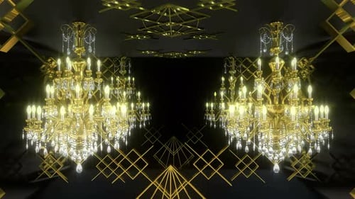 Chandelier Tunnel 02 4k