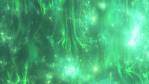 Mermaid Green Particles Loop