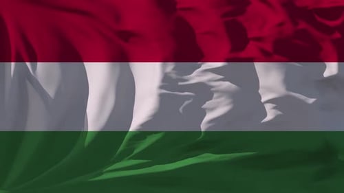 Loop mit ungarischer Flagge