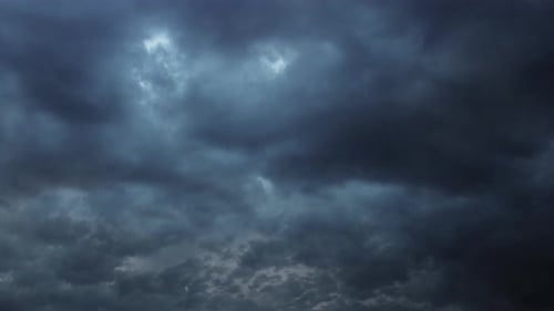 timelapse of dark clouds in the sky moving