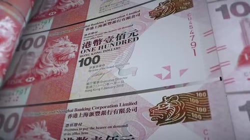 Hong Kong 100 Dollar Banknotes