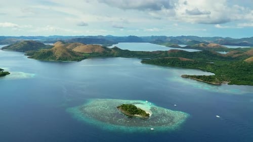Tropical Philippines Islands Sea Panorama