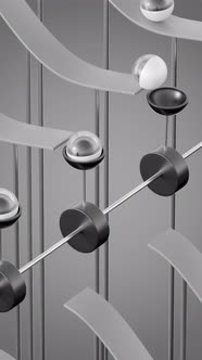 Marbles Path 3D Loop Animation Backgrounds Motion Graphics Ft 3d