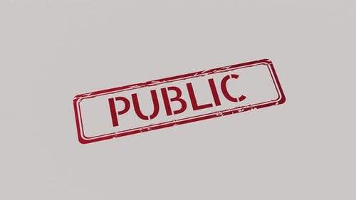 Animated Red Public Stamp Reveal