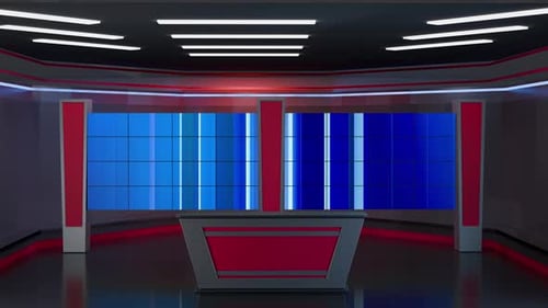 3D Virtual TV Studio News