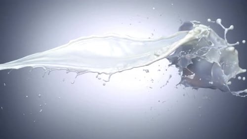 Milk Splash, Pouring