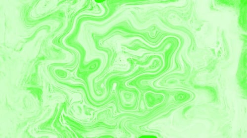 Abstract Green Fluid Motion Background Animation