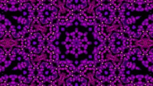 Colorful Abstract Mandala Geometric Sphere Pattern Loop