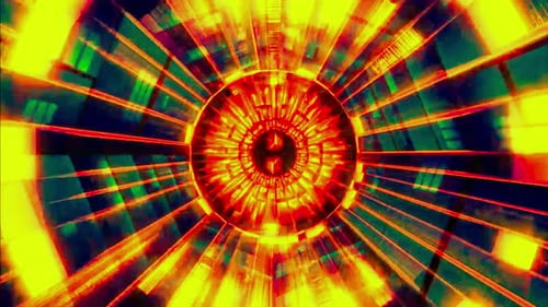 Hypnotisches abstraktes Bewegungsvideo